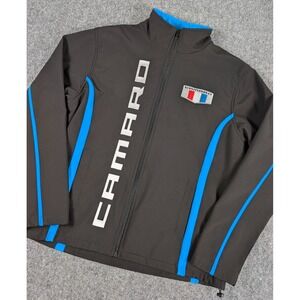 Camaro Calhoun Softshell‎ Jacket Mens M Black GM Race Car